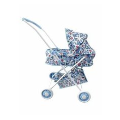 Коляска-люлька для кукол /Енотики/ с корзиной металл, пакет ТМ: Наша Игрушка