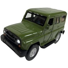 Игрушка машинка УАЗ- Хантер свет звук откр двери зеленый 1/36 Panawealth Inter Holdings
