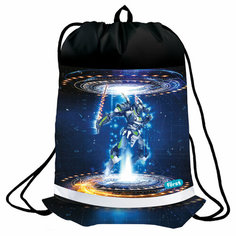 Мешок для обуви FORST 1 отделение "Neo future", 360*470мм, вентиляционная сеточка, светоотражающая полоса