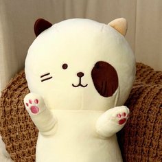 Мягкая игрушка-подушка Кот , 65 см, разноцветный Denco Store