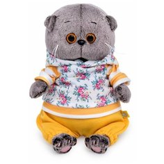 Мягкая игрушка BUDI BASA Кот Басик BABY в свитшоте 20 см BB-103