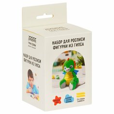 Набор для росписи ТРИ совы "Дракоша", фигурка из гипса, с красками и кистью (НР_52928)