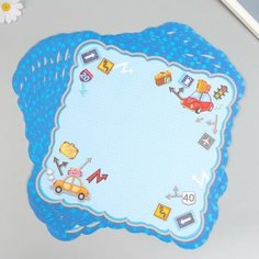 Бумага для скрапбукинга "Машинки" 30х30 см, 190 г/кв. м Mr. Painter