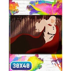 Картина по номерам на холсте аниме берсерк - 12147 30х40