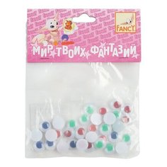 Глаза декоративные цветные, d=10 mm, 36 шт, п/п с е/подвесом FD020006 Fancy Creative