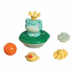 Игрушка для ванны Царевна-лягушка в коробке с 4 насадками и шариком Ing Baby