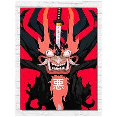 Картина по номерам на холсте мульфильм Самурай Джек - 11396 В 30x40