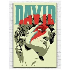 Картина по номерам на холсте статуя Давида - 11413 В 60x40