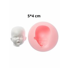 Hobby / Силиконовый молд для рукоделия №1304 кукольное лицо