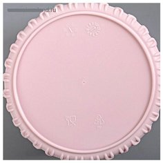 Подставка универсальная, круглая (d10 h11 см) пудрово-розовая Exstra