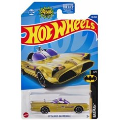 Машинка Hot Wheels коллекционная "Бэтмен" (оригинал) TV SERIES BATMOBILE золотистый