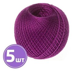 Пряжа ПНК им. Кирова Ирис (2112), лиловый, 5 шт. по 25 г