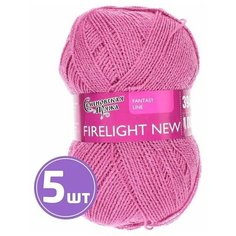 Пряжа Семеновская пряжа Firelight (6716), флокс-розовый 5 шт. по 100 г