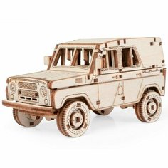 Деревянный Конструктор 3D Внедорожник Алькор-М 0186 Ранний старт