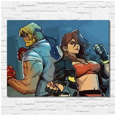 Картина по номерам на холсте игра Street of Rage 4 - 11627 Г 30x40