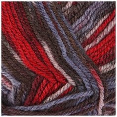 Пряжа "Crazy color" 25% шерсть, 75% акрил 260м/100гр (164 принт), 1шт Yarn Art