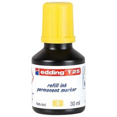 Edding Перманентные чернила для заправки "T25", 30мл, Желтый