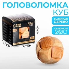 Головоломка деревянная мини № 5 Puzzle