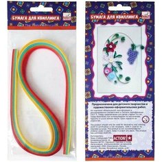 Fancy Creative FD090007 Бумага для квиллинга неон (3 мм, 100 шт, 5 цв.) fancy creative