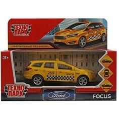 Машина металл FORD TURNIER такси 12 см Технопарк