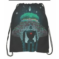 Сумка-мешок для обуви Небесный замок Лапута, Tenkuu no Shiro Laputa №8 Migom