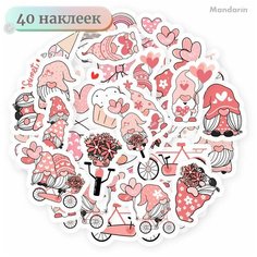 Детские наклейки - Гномы - многоразовые Mandarin