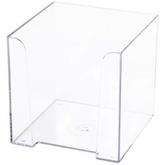 BRAUBERG Подставка для бумажного блока CLASSIC , 238092 прозрачный 90 мм 90 мм