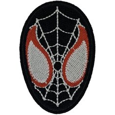 Нашивка, шеврон, патч (patch) Маска Человека-паука Майлз Моралес, размер 5*7,5 см, 1 шт. Rocknrolla