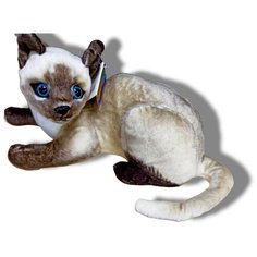 Мягкая игрушка Сиамская кошечка 30 см китай