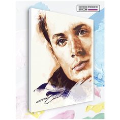 Картина по номерам Сверхъестественное - Dean Winchester (by LiLen), 40 х 50 см