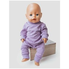 Одежда для куклы Беби Бон (Baby Born) 43см , Rich Line Home Decor, Х-355/Светло-сиреневый
