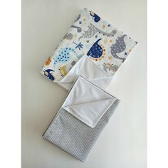 Непромокаемая многоразовая пеленка комплект 2 шт Нет бренда