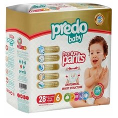 Подгузники-трусики Baby №6 (15+ кг), 28 шт (2 шт.) Нет бренда