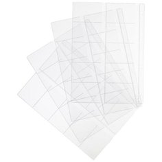 Файл-вкладыш для визиток 1970/4 (А4, 120мкм, на 10 карточек) прозрачный Noname