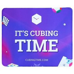 Мат для спидкубинга CUBINGTIME Мини Синий / Принадлежности головоломки / Коврик для мышки Cccstore