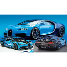 Конструктор "Бугатти Широн синий/Bugatti Chiron" 3599 деталей Toys