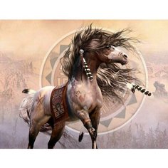 Схема для вышивки крестом HAED Spirit Warrior/Дух воина (Конь) Нет бренда
