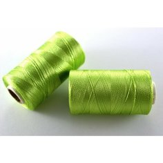 Нитки Doli для кистей и вышивки, цвет 0957 салатовый, 100% вискоза, 500м, 1шт