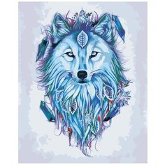 Картина по номерам Тотем волка 40х50 см АртТойс