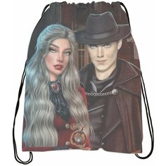 Мешок - сумка для обуви Kлуб Poмaнтики: Гpeшный Лoндoн № 4 Bugrikshop