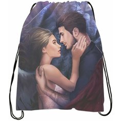 Мешок - сумка для обуви Kлуб Poмaнтики: Ceкpeт Heбec № 10 Bugrikshop