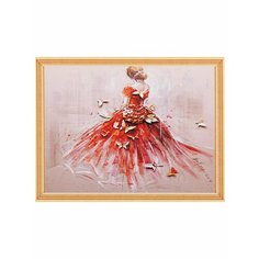 Алмазная мозаика 40*50 Задумчивость Нет бренда