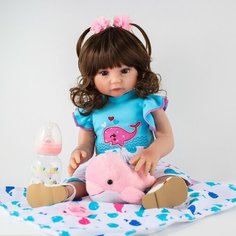 Кукла реборн NPK Doll силиконовая. Кукла младенец Reborn, можно купать.