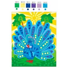 Набор для творчества. Аппликация из пайеток "Павлин" Нет бренда