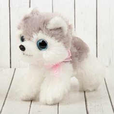 Мягкая игрушка для детей плюшевая реалистичная собака Щенок с большими глазами, высота 21 см, YNDI92744 Zhorya