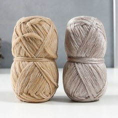 Набор для вязания "Носочная добавка" 100% полипропилен 322м/70гр 2 шт (ассорти светлое) микс Хозяюшка рукодельница