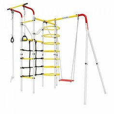 Спортивно-игровой комплекс Romana Космос 103.21.05-01 с качелями деревянные