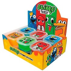 Слайм Шоу-бокс, Slime Monster, 12 шт, микс ВОЛШЕБНЫЙ МИР