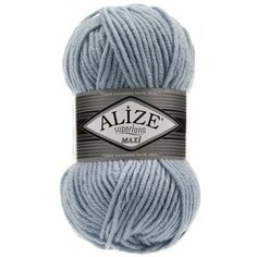 Пряжа "Superlana Maxi" 75% акрил, 25% шерсть 100м/100гр (480) - 3 мотка Alize