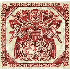 Набор для вышивания крестом, "Славянский орнамент", 26х25 см, О-1142, Panna